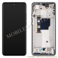 Lcd Motorola Edge 40 Neo with Touchscreen, lens and front frame (Service pack) Black