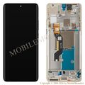 Displejs Motorola Edge 50 Pro ar Skārienjūtīgo stiklu un apkart ramiti (Service pack) Zelts