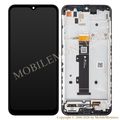Lcd Motorola Moto G20 with Touchscreen, lens and front frame (Service pack) Black
