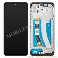 Lcd Motorola Moto G32 with Touchscreen, lens and front frame (Service pack) Gray
