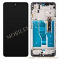 Lcd Motorola Moto G52 with Touchscreen, lens and front frame (Service pack) Black