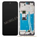 Lcd Motorola Moto G53 with Touchscreen, lens and front frame (Service pack) Black