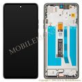 Displejs Motorola Moto G75 ar Skārienjūtīgo stiklu un apkart ramiti (Service pack) Pelēks Displejs Motorola Moto G75 ar Skārienjūtīgo stiklu un apkart ramiti (Service pack) Pelēks