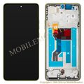 Lcd Motorola Moto G86 Power with Touchscreen, lens and front frame (Service pack) Yellow