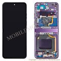Lcd Motorola Razr 40 with Touchscreen, lens and front frame (Service pack) Purple