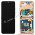 Lcd Motorola Razr 50 Ultra with Touchscreen, lens and front frame (Service pack) Orange