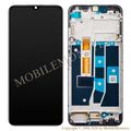 Displejs Oppo A16s ar Skārienjūtīgo stiklu un apkart ramiti, (Service pack) Melns 