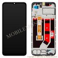 Displejs Oppo A38 ar Skārienjūtīgo stiklu un apkart ramiti, (Service pack) Melns 