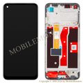Displejs Oppo A54 ar Skārienjūtīgo stiklu un apkart ramiti (Service pack) Melns