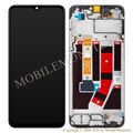 Displejs Oppo A57 5G ar Skārienjūtīgo stiklu un apkart ramiti (Service pack) Melns