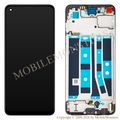 Displejs Oppo A78 4G ar Skārienjūtīgo stiklu un apkart ramiti (Service pack) Melns