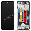 Displejs Oppo A79 ar Skārienjūtīgo stiklu un apkart ramiti (Service pack) Melns