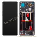 Displejs Oppo Find X5 ar Skārienjūtīgo stiklu un apkart ramiti (Service pack) Melns