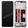 Displejs Oppo Reno4 Lite ar Skārienjūtīgo stiklu un apkart ramiti (Service pack) Melns