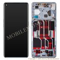 Displejs Oppo Reno6 Pro 5G ar Skārienjūtīgo stiklu un apkart ramiti, (Service pack) Pelēks 