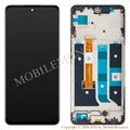 Lcd Realme 11 5G with Touchscreen, lens and front frame (Service pack) Black