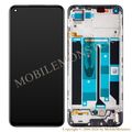 Displejs Realme 8 ar Skārienjūtīgo stiklu un apkart ramiti (Service pack) Melns