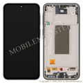 Displejs Samsung SM-A376B Galaxy A37 5G ar Skārienjūtīgo stiklu un apkart ramiti (Service pack) Melns Displejs Samsung SM-A376B Galaxy A37 5G ar Skārienjūtīgo stiklu un apkart ramiti (Service pack) Melns