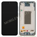 Дисплей Samsung SM-A376B Galaxy A37 5G с Тачскрином, стеклом и рамкой (Service pack) Серый