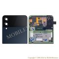 Displejs Samsung SM-F721B Galaxy Z Flip 4 5G ar Skārienjūtīgo stiklu, SUB outer, (Service pack) Zils 