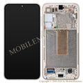 Lcd Samsung SM-S916 Galaxy S23+ with Touchscreen, lens and front frame (Service pack) Gold Lcd Samsung SM-S916 Galaxy S23+ with Touchscreen, lens and front frame (Service pack) Gold