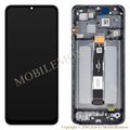 Дисплей Xiaomi Redmi 12c (22126RN91Y) с Тачскрином, стеклом и рамкой (Service pack) Серый