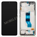 Displejs Xiaomi Redmi Note 14 5G (24094RAD4G) ar Skārienjūtīgo stiklu un apkart ramiti (Service pack) Melns