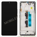 Дисплей Xiaomi Redmi Note 14S с Тачскрином, стеклом и рамкой (Service pack) Чёрный