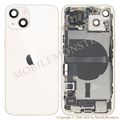 Korpuss iPhone 13 (A2633) Videja daļa Baterijas vāciņš Balts Korpuss iPhone 13 (A2633) Videja daļa Baterijas vāciņš Balts