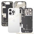 Cover iPhone 16 Pro Battery cover Middle cover (Used condition A) White Cover iPhone 16 Pro Battery cover Middle cover (Used condition A) White