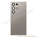 Корпус Samsung SM-S928B Galaxy S24 Ultra Крышка батареи, (Service pack) Graphite