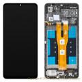Lcd Samsung SM-A065F Galaxy A06 with Touchscreen, lens and front frame (Service pack) Black