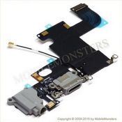 Šleife iPhone 6 (A1586) Sistēmas konektors Melns