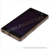 Lcd Sony E5603 Xperia M5 with Touchscreen, lens and front frame Gold