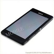 Lcd Sony D2303 Xperia M2  with Touchscreen, lens and front frame Black