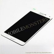 Дисплей Samsung SM-A700F Galaxy A7 с Тачскрином и Стеклом Белый