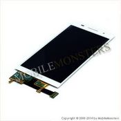 Displejs Huawei Ascend P6 ar Skārienjūtīgo stiklu Balts
