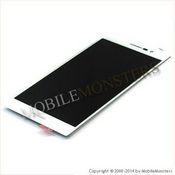 Displejs Huawei Ascend P7 ar Skārienjūtīgo stiklu Balts