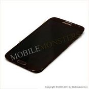 Lcd Samsung N7100 Galaxy Note II (2) with Touchscreen, lens and front frame Brown
