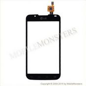 Skārienjūtīgais ekrāns LG P715 Optimus L7 II Dual Melns