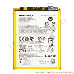 Akumulators Motorola Moto G84 (Service pack) 5000mAh Li-Ion QB50