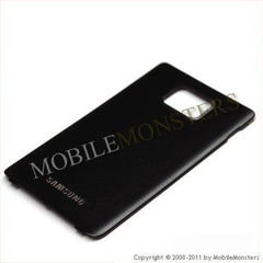 Korpuss Samsung i9100 Galaxy S II (S2) Baterijas vāciņš Melns