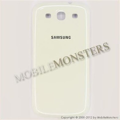 Korpuss Samsung i9300 Galaxy S III (S3) Baterijas vāciņš Balts