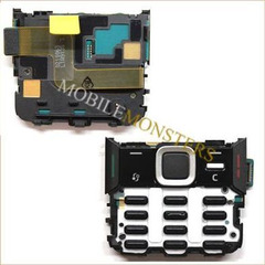 Клавиатурная плата Nokia N82  Чёрная