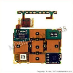 Tastatūras plate Sony Ericsson W980 Augšēja