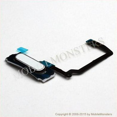 Кнопка Navi Samsung SM-G900F Galaxy S5 с шлейфом Белая