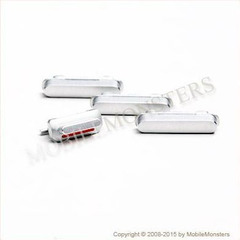 Кнопка iPhone 6 Plus (A1524) Комплект кнопок On/Off, Volume, Mute Серебрянный