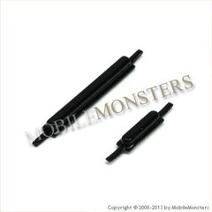 Poga Samsung i9100 Galaxy S II (S2) On/Off + Volume Melnā