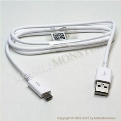 Datu kabelis Samsung ECB-DU4EWE Micro USB Balts