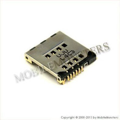 Коннектор Samsung S5230 Star Sim card reader